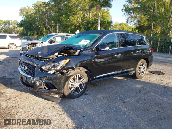 2020 Infiniti QX60 Luxe with VIN 5N1DL0MM6LC521745, listed as a IAAI auction lot 42265588 with 172,263 mi miles and . Bid and sale history available at DreamBid. Image 17.