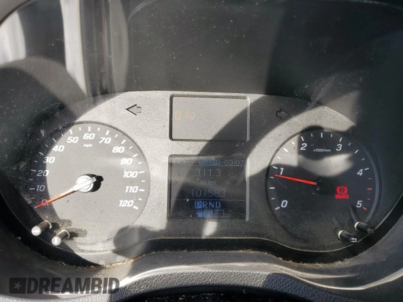 2020 Mercedes-Benz Sprinter with VIN W1W4EBHY6LT021368, listed as a Copart auction lot 42975455 with 101,583 mi miles and Salvage Title. Bid and sale history available at DreamBid. Image 9.