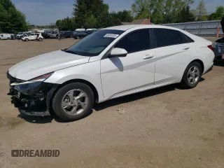 2023 Hyundai Elantra SE z VIN 5NPLL4AG9PH092097, wystawiony jako Copart lot #55404535 z przebiegiem 15 981 mil mil oraz Szkoda całkowita • Salvage title. Historia ofert i sprzedaży dostępna na DreamBid. Obrazek 1.