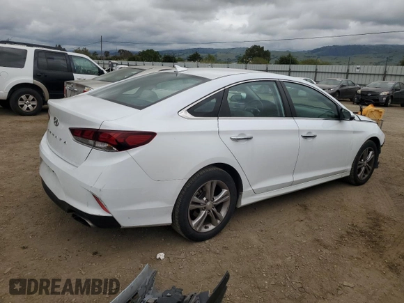 2018 Hyundai Sonata SEL with VIN 5NPE34AF5JH610276, listed as a Copart auction lot 51837455 with 102,295 mi miles and Salvage Title. Bid and sale history available at DreamBid. Image 3.