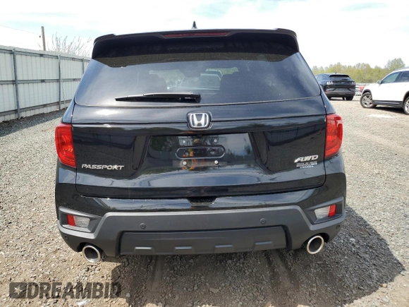 2024 Honda Passport EX-L с VIN 5FNYF8H53RB009113, выставлен на аукционе Copart как лот 54987545 с пробегом 9 443 миль миль и Списание • Salvage title. История ставок и продаж доступна на DreamBid. Изображение 6.