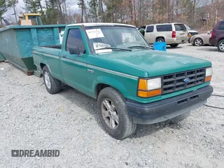 1992 Ford Ranger with VIN 1FTCR10U9NUC64555, listed as a IAAI auction lot 41721742 with 13,360 mi miles. Bid and sale history available at carsss.com. Image 1.