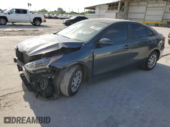 2021 Kia Forte FE with VIN 3KPF24AD5ME320005, listed as a Copart auction lot 67609154 with 24,948 mi miles and Salvage Title. Bid and sale history available at carsss.com. Image 1.