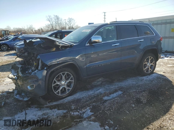 2020 Jeep Grand Cherokee Limited X z VIN 1C4RJFBG2LC152060, wystawiony jako Copart lot #47886105 z przebiegiem 105 114 mil mil oraz Szkoda całkowita • Salvage title. Historia ofert i sprzedaży dostępna na DreamBid. Obrazek 1.