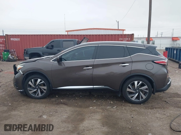 2018 Nissan Murano Platinum with VIN 5N1AZ2MG3JN187408, listed as a IAAI auction lot 41536060 with 76,476 mi miles. Bid and sale history available at carsss.com. Image 14.
