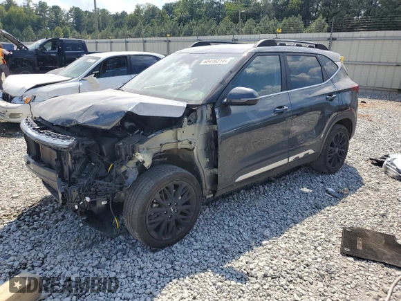 2023 Kia Seltos Nightfall with VIN KNDEUCA25P7414307, listed as a Copart auction lot 68416214 with 29,055 mi miles and Salvage Title. Bid and sale history available at DreamBid. Image 1.