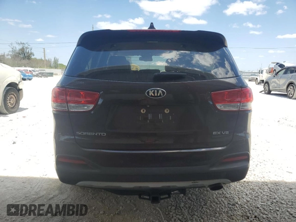 2017 Kia Sorento EX with VIN 5XYPHDA5XHG302099, listed as a Copart auction lot 52863305 with 183,836 mi miles and Clean Title. Bid and sale history available at DreamBid. Image 6.