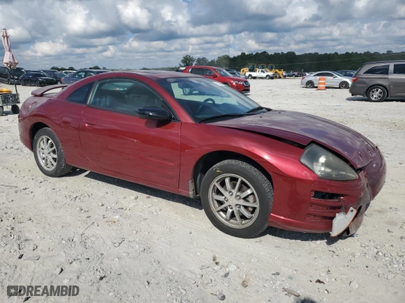 2002 Mitsubishi Eclipse GS with VIN 4A3AC44G62E023103, listed as a Copart auction lot 72240954 with 83,201 mi miles and Salvage Title. Bid and sale history available at carsss.com. Image 4.
