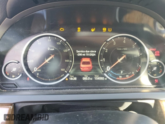 2014 BMW 7 Series 740Li xDrive with VIN WBAYF4C58ED281977, listed as a Copart auction lot 44084005 with 154,592 mi miles and Clean Title. Bid and sale history available at carsss.com. Image 9.
