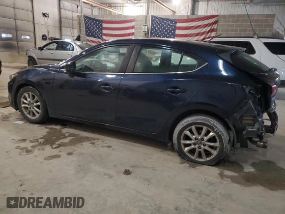 2014 Mazda 3 i Touring with VIN 3MZBM1L75EM116405, listed as a Copart auction lot 44862695 with 109,402 mi miles and Salvage title. Bid and sale history available at DreamBid. Image 2.