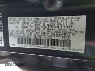 2014 Toyota Tacoma z VIN 3TMMU4FN9EM066292, wystawiony jako IAAI lot #41542492 z przebiegiem 122 308 mil mil oraz . Historia ofert i sprzedaży dostępna na DreamBid. Obrazek 9.