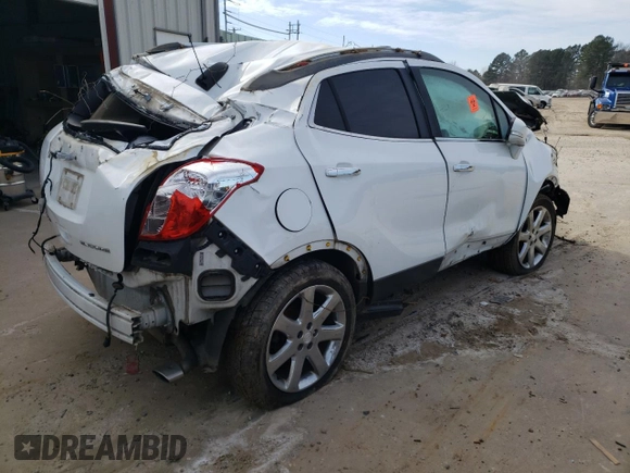 2016 Buick Encore Premium with VIN KL4CJDSB0GB616225, listed as a Copart auction lot 88707755 with Not Provided miles and Clean Title. Bid and sale history available at carsss.com. Image 3.