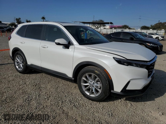 2024 Honda CR-V EX-L with VIN 7FARS3H73RE004390, listed as a Copart auction lot 88968935 with 7,267 mi miles and Salvage Title. Bid and sale history available at DreamBid. Image 4.