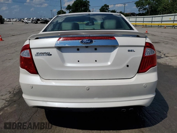2012 Ford Fusion SEL with VIN 3FAHP0JA2CR141622, listed as a Copart auction lot 62663395 with 205,806 mi miles and Salvage title. Bid and sale history available at DreamBid. Image 6.
