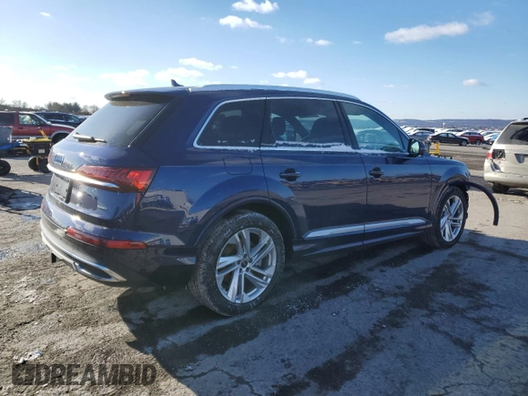 2023 Audi Q7 Prestige with VIN WA1VXBF73PD023206, listed as a Copart auction lot 86768134 with 8,271 mi miles and Salvage title. Bid and sale history available at DreamBid. Image 3.