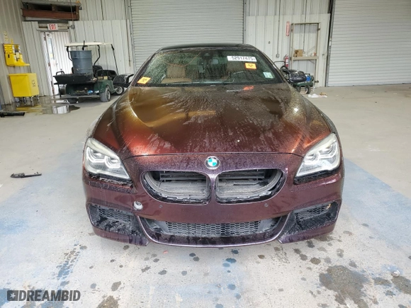 2016 BMW 6 Series 650i xDrive with VIN WBA6D6C55GGF94711, listed as a Copart auction lot 52917475 with 103,965 mi miles and Non Repairable. Bid and sale history available at carsss.com. Image 5.