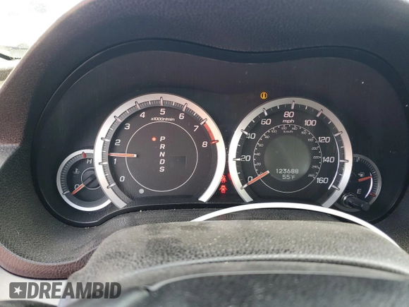 2012 Acura TSX Technology with VIN JH4CW2H6XCC004221, listed as a Copart auction lot 87576035 with 123,688 mi miles and Salvage title. Bid and sale history available at DreamBid. Image 9.
