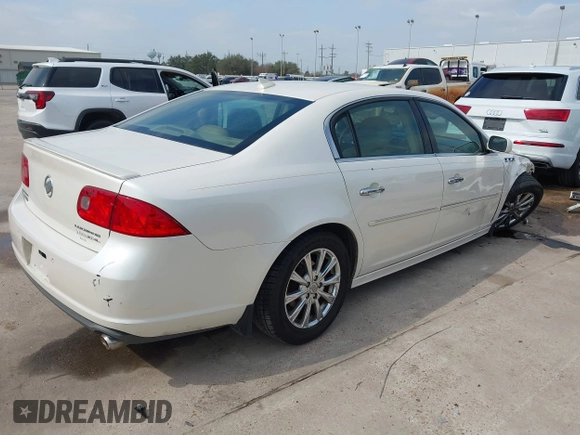 2011 Buick Lucerne CXL Premium with VIN 1G4HJ5EM9BU119455, listed as a IAAI auction lot 41542742 with 132,923 mi miles. Bid and sale history available at carsss.com. Image 4.