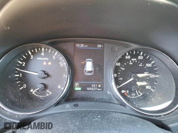 2018 Nissan Rogue SV z VIN 5N1AT2MV7JC730402, wystawiony jako Copart lot #58430025 z przebiegiem 169 627 mil mil oraz Szkoda całkowita • Salvage title. Historia ofert i sprzedaży dostępna na DreamBid. Obrazek 9.