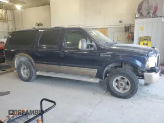 2005 Ford Excursion Eddie Bauer z VIN 1FMSU45P05ED40748, wystawiony jako Copart lot #55060805 z przebiegiem 286 908 mil mil oraz Szkoda całkowita • Salvage title. Historia ofert i sprzedaży dostępna na DreamBid. Obrazek 4.