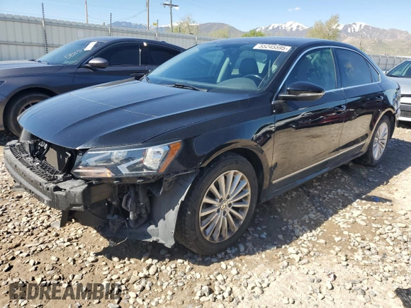 2016 Volkswagen Passat SE z VIN 1VWBT7A36GC003556, wystawiony jako Copart lot #55245595 z przebiegiem 84 939 mil mil oraz Szkoda całkowita • Salvage title. Historia ofert i sprzedaży dostępna na DreamBid. Obrazek 1.