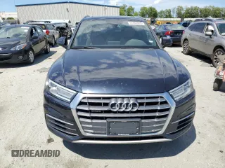 2018 Audi Q5 Premium with VIN WA1ANAFY3J2044356, listed as a Copart auction lot 57860505 with 100,341 mi miles and Salvage title. Bid and sale history available at DreamBid. Image 5.