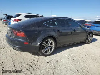 2017 Audi A7 Premium Plus with VIN WAUW2AFCXHN124798, listed as a Copart auction lot 89007825 with 160,822 mi miles and Salvage Title. Bid and sale history available at carsss.com. Image 3.