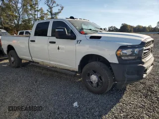 2024 Ram 3500 Tradesman with VIN 3C63R3GJ4RG242518, listed as a Copart auction lot 48264075 with 0 mi miles and Salvage Title. Bid and sale history available at carsss.com. Image 4.