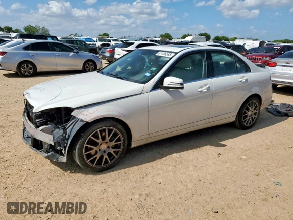 2011 Mercedes-Benz C 300 Sport with VIN WDDGF5EBXBR149024, listed as a Copart auction lot 61196585 with Not provided miles and Salvage title. Bid and sale history available at DreamBid. Image 1.