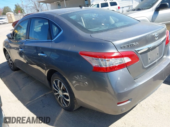 2015 Nissan Sentra SV with VIN 3N1AB7AP6FL666233, listed as a IAAI auction lot 41859408 with 154,465 mi miles and . Bid and sale history available at DreamBid. Image 3.