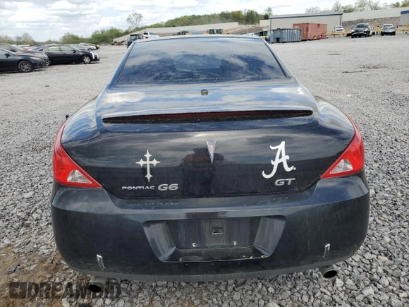 2007 Pontiac G6 GT with VIN 1G2ZH361474107819, listed as a Copart auction lot 52082715 with 137,241 mi miles and Salvage title. Bid and sale history available at DreamBid. Image 6.