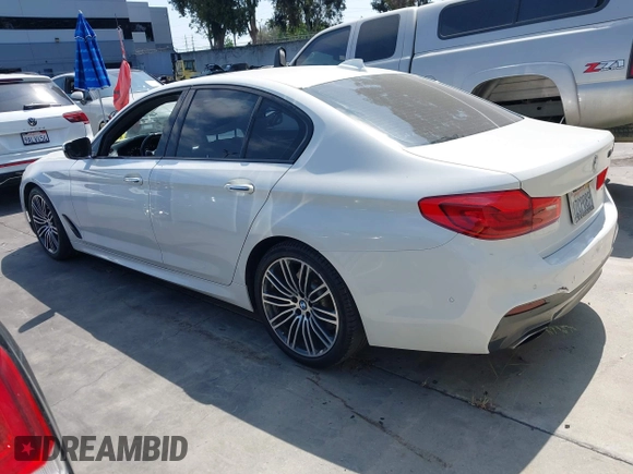 2018 BMW 5 Series 530i with VIN WBAJA5C5XJWA39179, listed as a IAAI auction lot 42380945 with 76,410 mi miles and . Bid and sale history available at DreamBid. Image 3.