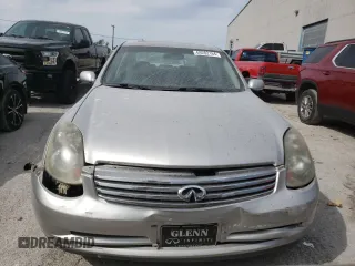 2004 Infiniti G35 w/Leather with VIN JNKCV51F44M716962, listed as a Copart auction lot 69282164 with 80,694 mi miles and Non Repairable. Bid and sale history available at DreamBid. Image 5.
