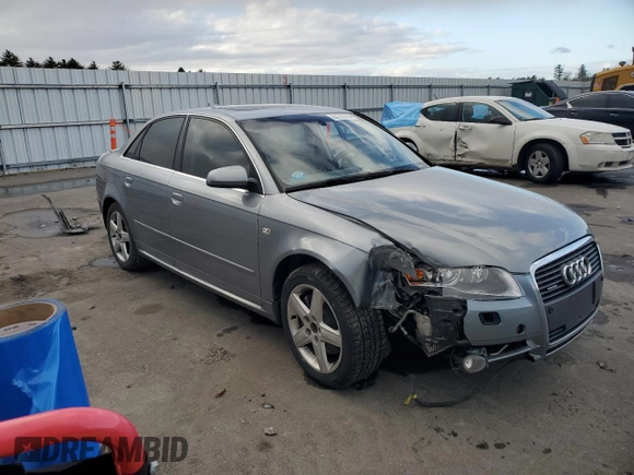 2005 Audi A4 2.0T with VIN WAUDF68EX5A443645, listed as a Copart auction lot 47372305 with 102,261 mi miles and Non Repairable. Bid and sale history available at carsss.com. Image 4.