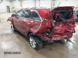 2020 Kia Sorento LX with VIN 5XYPGDA34LG680929, listed as a IAAI auction lot 42016179 with 34,733 mi miles and . Bid and sale history available at carsss.com. Image 3.