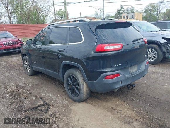 2014 Jeep Cherokee Latitude with VIN 1C4PJMCS0EW208092, listed as a IAAI auction lot 42174675 with 202,871 mi miles and . Bid and sale history available at carsss.com. Image 3.