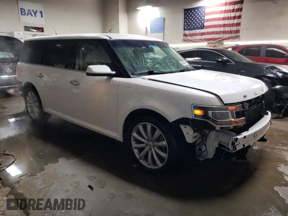 2018 Ford Flex Limited EcoBoost with VIN 2FMHK6DT9JBA16522, listed as a Copart auction lot 86332324 with 36,977 mi miles and Salvage Title. Bid and sale history available at carsss.com. Image 4.