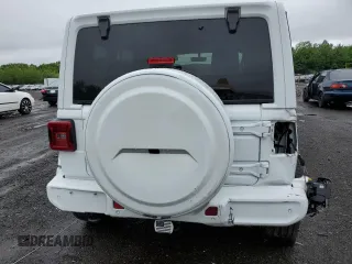 2023 Jeep Wrangler Sahara z VIN 1C4HJXEG9PW544275, wystawiony jako Copart lot #59932585 z przebiegiem 21 382 mil mil oraz Szkoda całkowita • Salvage title. Historia ofert i sprzedaży dostępna na DreamBid. Obrazek 6.