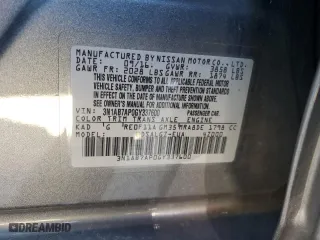 2016 Nissan Sentra SL with VIN 3N1AB7AP0GY337600, listed as a Copart auction lot 50371265 with 82,043 mi miles and Salvage Title. Bid and sale history available at carsss.com. Image 14.