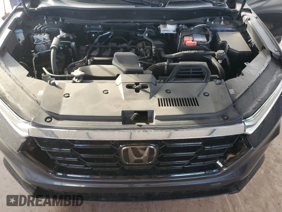 2024 Honda CR-V EX-L with VIN 2HKRS3H72RH317878, listed as a Copart auction lot 43935865 with 21,518 mi miles and Salvage Title. Bid and sale history available at DreamBid. Image 12.