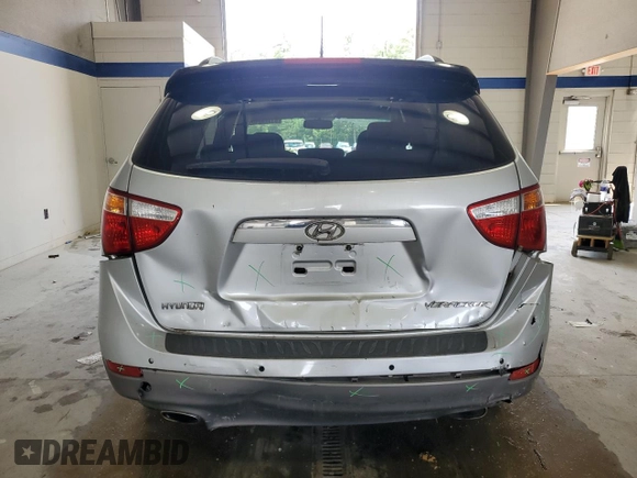 2008 Hyundai Veracruz GLS with VIN KM8NU13C78U061013, listed as a Copart auction lot 63125745 with 218,882 mi miles and Salvage title. Bid and sale history available at DreamBid. Image 6.