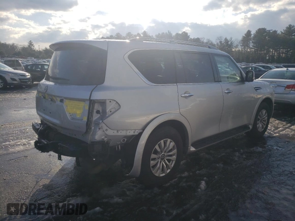 2022 Nissan Armada SV with VIN JN8AY2AD9N9677159, listed as a Copart auction lot 42674435 with 66,446 mi miles and Salvage Title. Bid and sale history available at carsss.com. Image 3.