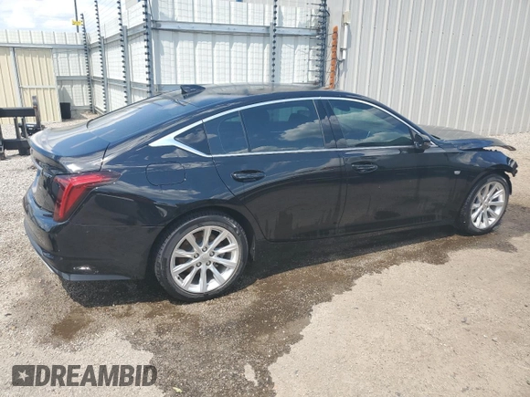 2020 Cadillac CT5 Luxury z VIN 1G6DM5RK9L0155385, wystawiony jako Copart lot #59046734 z przebiegiem 53 583 mil mil oraz Szkody całkowita. Historia ofert i sprzedaży dostępna na DreamBid. Obrazek 3.