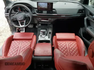 2023 Audi SQ5 Premium Plus with VIN WA1B4AFY8P2074176, listed as a Copart auction lot 67259774 with 20,385 mi miles and Salvage Title. Bid and sale history available at carsss.com. Image 8.