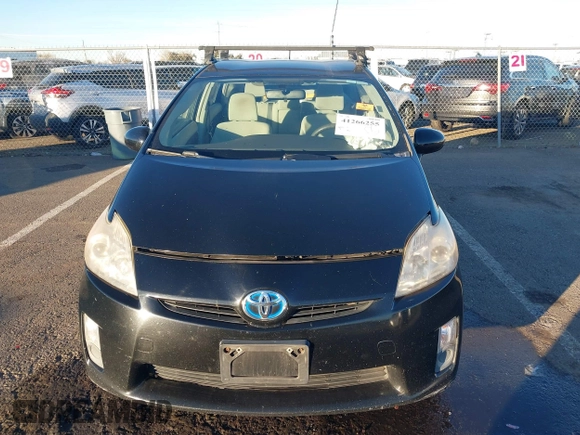 2010 Toyota Prius II with VIN JTDKN3DU8A0136273, listed as a IAAI auction lot 41266255 with 209,558 mi miles. Bid and sale history available at carsss.com. Image 6.