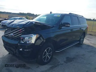 2018 Ford Expedition Max XLT z VIN 1FMJK1HT5JEA05813, wystawiony jako IAAI lot #37641486 z przebiegiem 44 298 mil mil oraz . Historia ofert i sprzedaży dostępna na DreamBid. Obrazek 2.