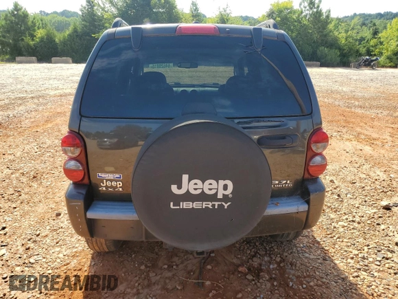 2006 Jeep Liberty Limited with VIN 1J8GL58K86W155922, listed as a Copart auction lot 64620815 with 130,149 mi miles and Salvage title. Bid and sale history available at DreamBid. Image 6.