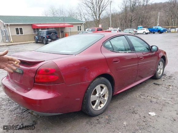 2005 Pontiac Grand Prix GT with VIN 2G2WS522851236850, listed as a IAAI auction lot 41650823 with 145,303 mi miles. Bid and sale history available at carsss.com. Image 4.