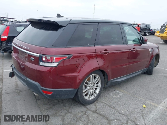 2015 Land Rover Range Rover Sport HSE with VIN SALWR2VF2FA625097, listed as a IAAI auction lot 42397258 with 79,224 mi miles and . Bid and sale history available at DreamBid. Image 4.