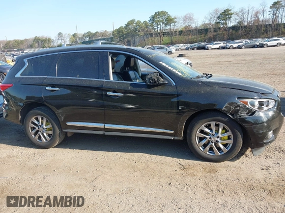 2015 Infiniti QX60 with VIN 5N1AL0MM0FC546745, listed as a IAAI auction lot 42097316 with 181,814 mi miles. Bid and sale history available at carsss.com. Image 13.